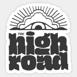 The High Road to a Retro 1970s State of Mind: Third Eye and Peaceful Vibes Sticker